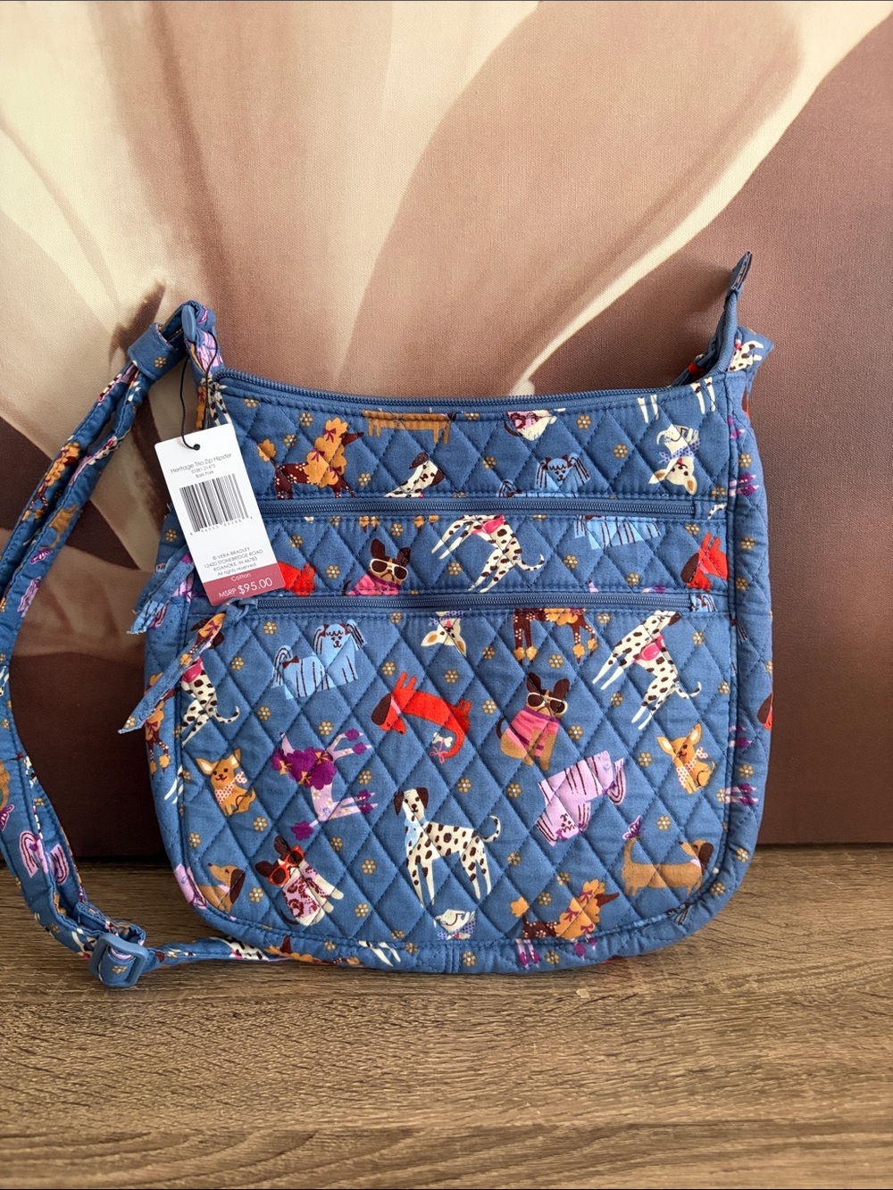 VB Triple Zip Hipster - Bark Park Dogs NWT